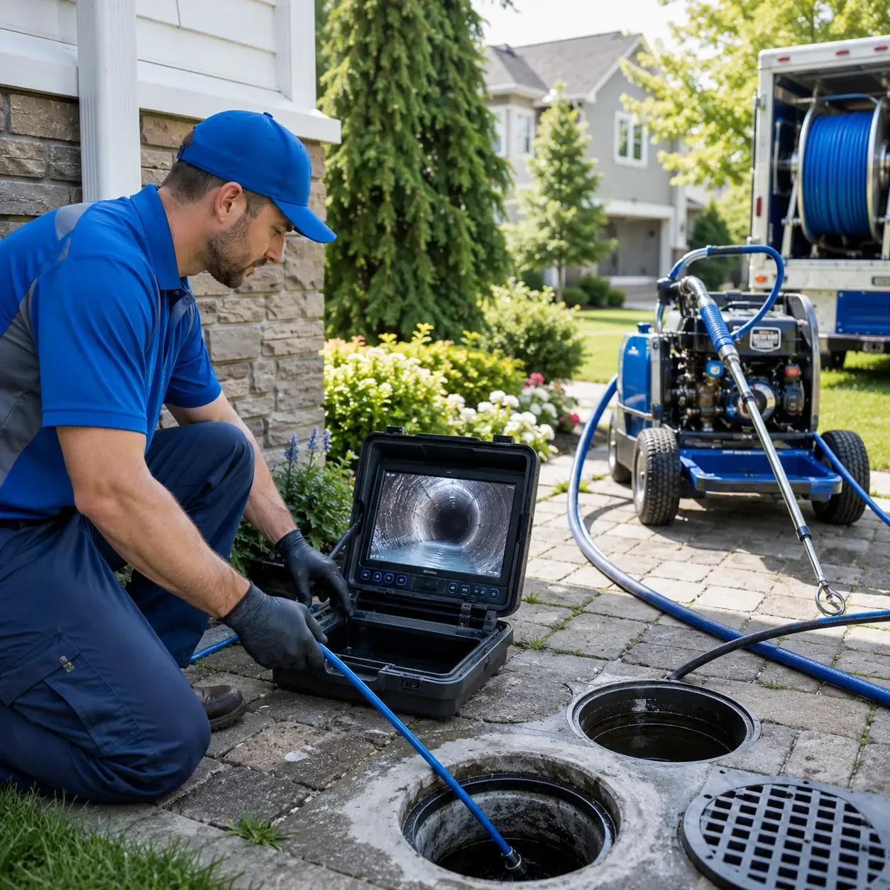 Outdoor drain cleaning professionals serving White Plains, MD